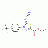 Ethyl 4-(4-tert-butylphenyl)-5-cyanamide-4,5-dihydro-1,3,4-thiadiazole-2-carboxylate