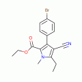 Ethyl 3-(4-bromophenyl)-4-cyano-5-ethyl-1-methyl-1H-pyrrole-2-carboxylate