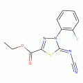 Ethyl 5-cyanamide-4-(2-fluorophenyl)-4,5-dihydro-1,3,4-thiadiazole-2-carboxylate