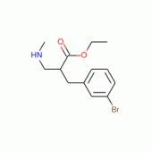 Ethyl 3-(3-bromo-phenyl)-2-methylaminomethyl-propionate