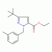 Ethyl 3-(tert-butyl)-1-(3-methylbenzyl)-1H-pyrazole-5-carboxylate , 97%