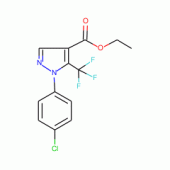 Ethyl 1-(4-chlorophenyl)-5-(trifluoromethyl)-1H-pyrazole-4-carboxylate, 90%