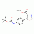 Ethyl 5-[(4'-N-Boc-amino)phenyl]-1,3-oxazole-4-carboxylate