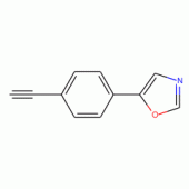 5-(4-Ethynylphenyl)-1,3-oxazole , 97%