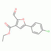 Ethyl 5-(4-chlorophenyl)-2-formyl-3-furoate , 97%
