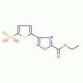 Ethyl 3-[5-(chlorosulfonyl)-2-thienyl]-1,2,4-oxadiazole-5-carboxylate , 97%