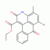Ethyl 6-bromo-2,7-dihydro-4-methyl-2,7-dioxo-3H-dibenzo[f,ij] isoquinolinecarboxylate, 98%