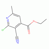 Ethyl 2-chloro-3-cyano-6-methylisonicotinate, 97%
