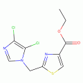 Ethyl 2-[(4,5-dichloro-1H-imidazol-1-yl)methyl]-1,3-thiazole-4-carboxylate, 97%
