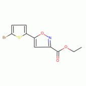 Ethyl 5-(5-bromo-2-thienyl)-3-isoxazolecarboxylate, 97%