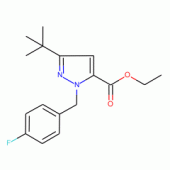 Ethyl 3-tert-butyl-1-(4-fluorobenzyl)-1H-pyrazole-5-carboxylate 97%