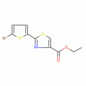 Ethyl 2-(5-bromo-2-thienyl)-1,3-thiazole-4-carboxylate, Tech.