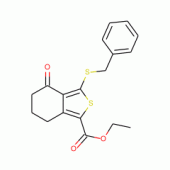 Ethyl 3-(benzylthio)-4-oxo-4,5,6,7-tetrahydrobenzo[c]thiophene-1-carboxylate, 97%
