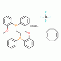 四氟硼酸(R,R)-(-)-1,2-双[(o-甲氧苯基)(苯基)瞵]乙烷(1,5-环辛二烯)合铑(I)