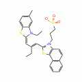 ETHYLMETHYLBENZOTHIAZOLYLIDENEMETHYLBUTE N-YLSULFOPROPYLNAPHTHOTHIAZOLIUM OH