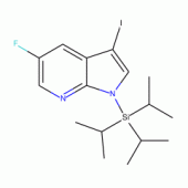 5-Fluoro-3-iodo-1-triisopropylsilanyl-1H-pyrrolo[2,3-b]pyridine