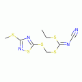 Ethyl {[3-(methylthio)-1,2,4-thiadiazol-5-ylthio]methyl} cyanocarbonimidodithioate