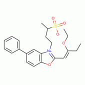 2-(2-Ethoxy-1-butenyl)-5-phenyl-3-(3-sulfobutyl)benzoxazolium inner salt