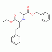 (-)-N-(1-R-Ethoxycarbonxyl-3-phenylpropyl)-D-alanine, Benzyl Ester