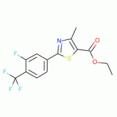 Ethyl 2-[3-Fluoro-(trifluoromethyl)phenyl]-4-methyl-thiazole-5-carboxylate