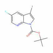 5-Fluoro-3-iodo-pyrrolo[2,3-b]pyridine-1-carboxylic acid tert-butyl ester