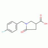 1-(4-Fluorobenzyl)-5-oxo-3-pyrrolidinecarboxylic acid , 97%