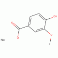 4-Hydroxy-3-methoxybenzoic Acid Sodium Salt