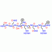 SER-GLY-GLN-SER-TRP-ARG-PRO-GLN-GLY-*ARG -PHE AMIDE