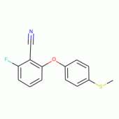 2-Fluoro-6-[4-(methylthio)phenoxy]benzonitrile, 97%