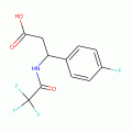 3-(4-Fluorophenyl)-3-[(2,2,2-trifluoroacetyl)amino]propanoic acid