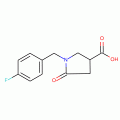 1-(4-Fluorobenzyl)-5-oxo-3-pyrrolidinecarboxylic acid , 97%