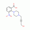 2-[4-(4-Hydroxybut-2-yn-1-yl)piperazin-1-yl]-3-nitrobenzoic acid