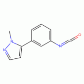 5-(3-Isocyanatophenyl)-1-methyl-1H-pyrazole , 97%