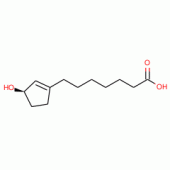 (R)-3-HYDROXY-5-OXO-1-CYCLOPENTENE-1-HEP TANOIC ACID