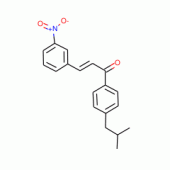 1-(4-Isobutylphenyl)-3-(3-nitrophenyl)prop-2-en-1-one , 97%