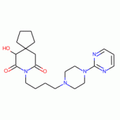 6-羟基-8-[4-(嘧啶-2-基)-1-哌嗪基丁基]-8-氮杂螺[4,5]癸烷-7,9-二酮