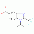 1-Isopropyl-2-(trifluoromethyl)-1H-benzimidazole-5-carboxylic acid, 97%