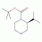 (2S)-2-Isopropylpiperazine, N1-BOC protected
