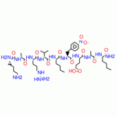 LYS-ALA-ARG-VAL-NLE-P-NITRO-PHE-*GLU-ALA -NLE AMIDE