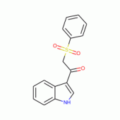 1-(Indol-3-yl)-2-(phenylsulfonyl)ethanone