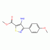 Methyl 4-amino-3-(4-methoxyphenyl)isothiazole-5-carboxylate 97%
