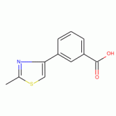 3-(2-Methyl-1,3-thiazol-4-yl)benzoic acid , 97%