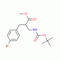 Methyl 2-N-Boc-2-aminomethyl-3-(4-bromo-phenyl)-propionate