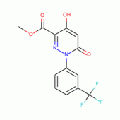 Methyl 1,6-dihydro-4-hydroxy-6-oxo-1-[3-(trifluoromethyl)phenyl]pyridazin-3-carboxylate 97%