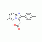6-Methyl-2-(4-methylphenyl)imidazo[1,2-a]-pyridine-3-acetic acid