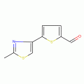 5-(2-Methyl-1,3-thiazol-4-yl)-2-thiophenecarbaldehyde , Tech.