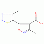 3-Methyl-5-(4-methyl-1,2,3-thiadiazol-5-yl)isoxazole-4-carboxylic acid