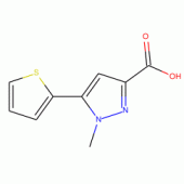 1-Methyl-5-thien-2-yl-1H-pyrazole-3-carboxylic acid , 97%