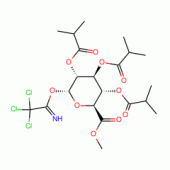 Methyl 2,3,4-Tri-O-isobutyryl-1-O-trichloroacetimidoyl-α-D-glucopyranuronate