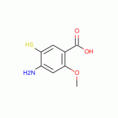 2-Methoxy-4-amino-5-mercaptobenzoic Acid